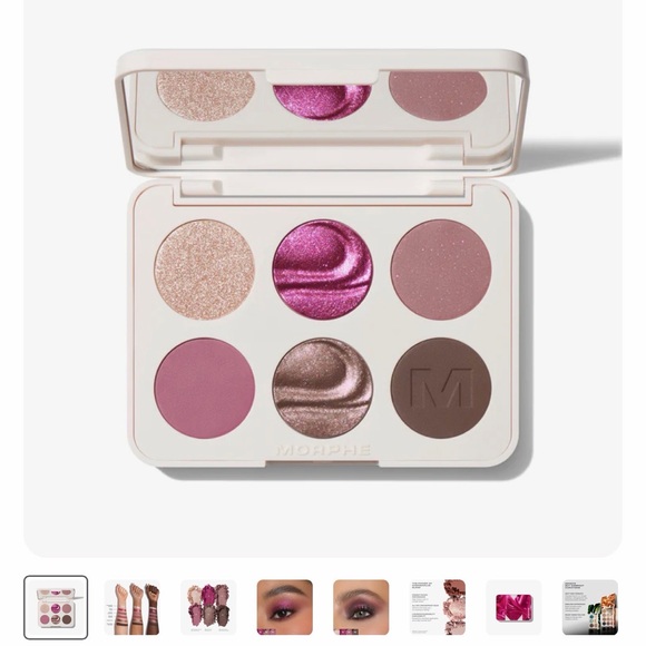 Morphe Love Byte Eyeshadow Palette - Pink, Gold, and Brown Hues - Picture 3 of 6